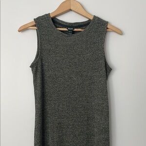 Green Sleeveless Knit Dress